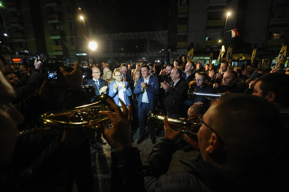 Slavlje pristalica Srpske liste