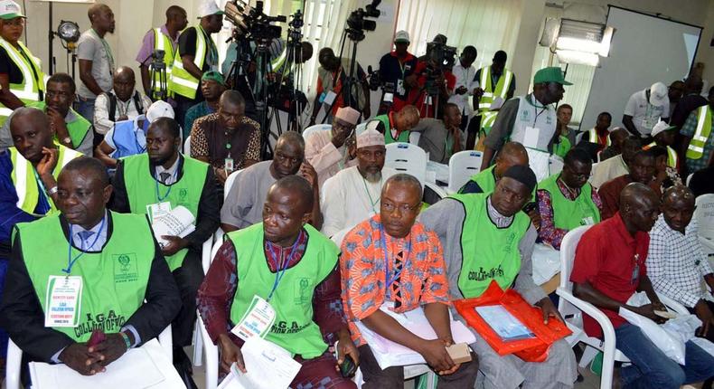 Collation of results ongoing at Lagos Island Collation Centre