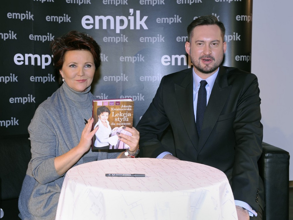 Jolanta Kwaśniewska promuje swoją książkę