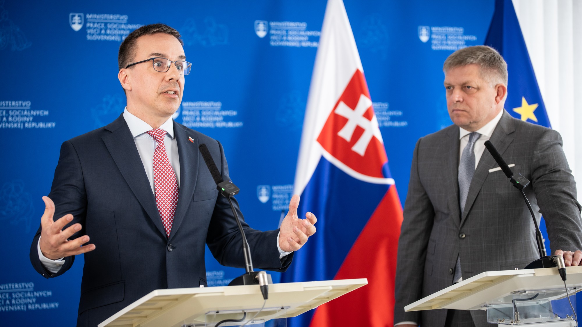 Robert Fico a Erik Tomáš