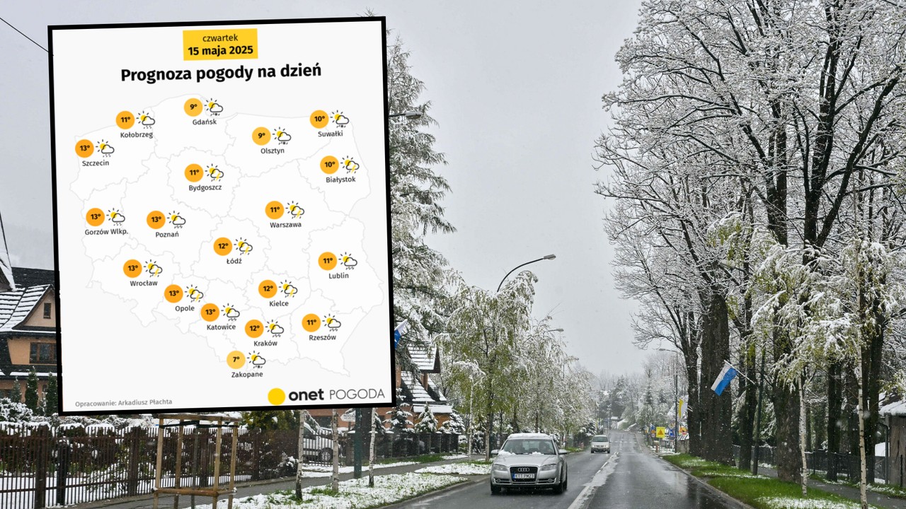 Zbliża się totalna rewolucja w pogodzie. Miejscami pojawią się burze i deszcz ze śniegiem