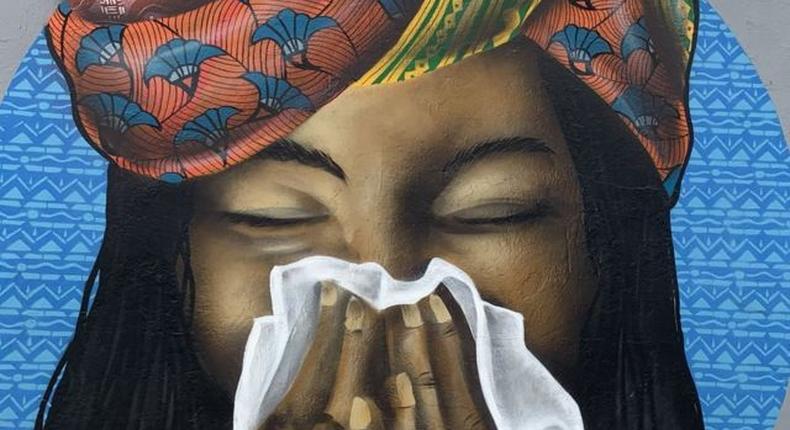 Coronavirus au Sénégal : Une fresque murale pour sensibiliser sur les gestes barrières