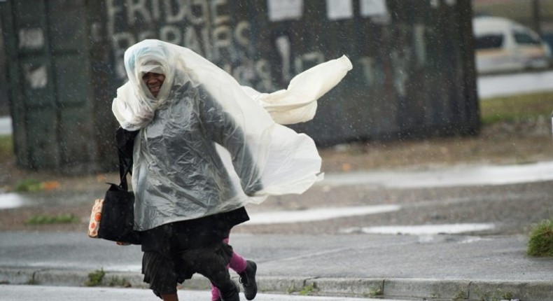 Eight people have died in a ferocious storm that pummelled South Africa's west coast