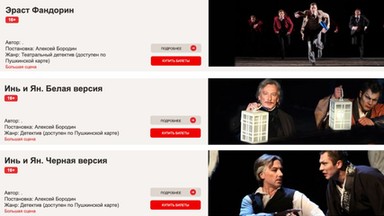 Rosyjskie teatry usuwają nazwiska artystów krytykujących wojnę w Ukrainie