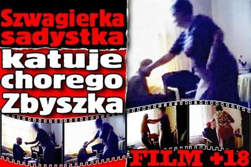 Szwagierka-sadystka katuje chorego Zbyszka. FILM +18