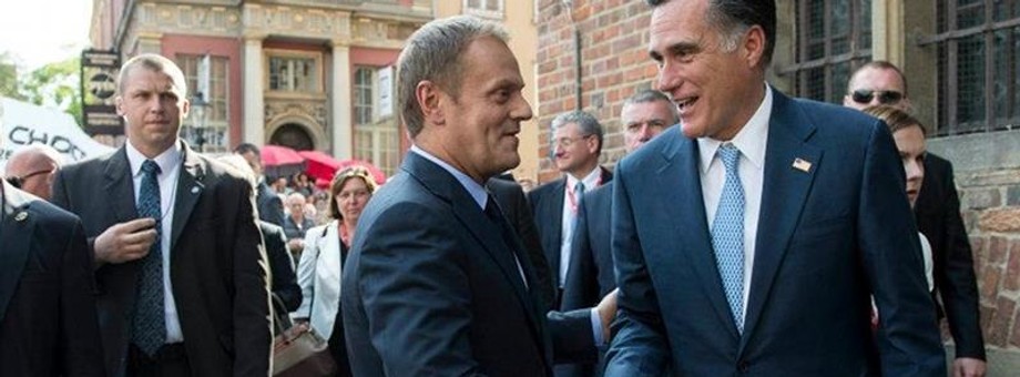 Mitt Romney Donald Tusk 2012