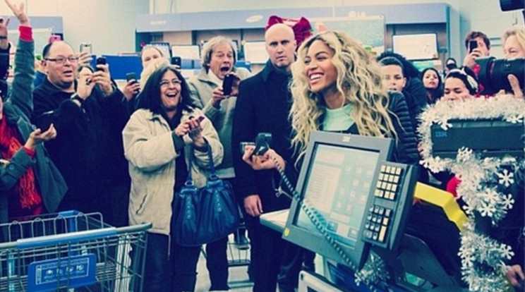 Beyoncé így vásárolgat /Fotó: Instagram