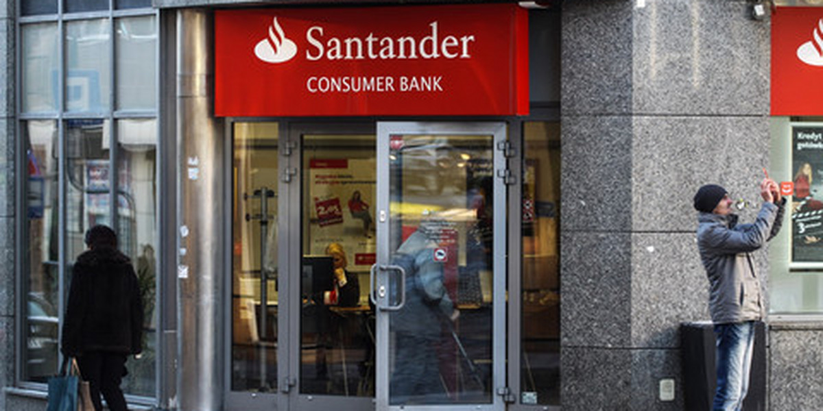 Banco Santander odnotował 1 698 mln euro skonsolidowanego zysku netto w drugim kwartale 2018 r. Rok wcześniej było to 1 749 mln euro zysku