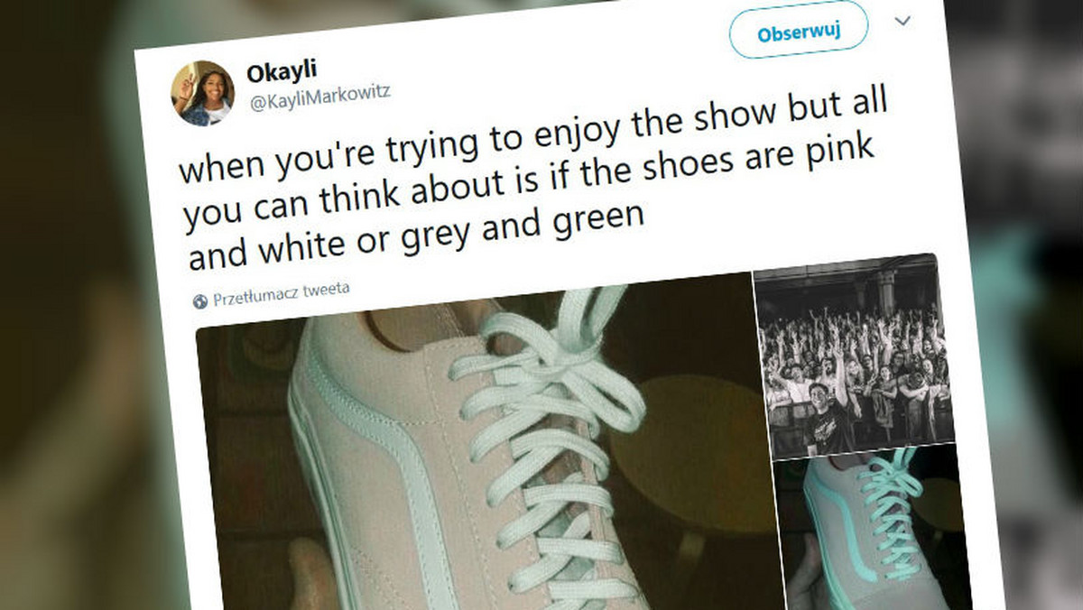 Jedno zdjęcie wywołało tysiące komentarzy. Internauci sprzeczają się o kolor butów.
