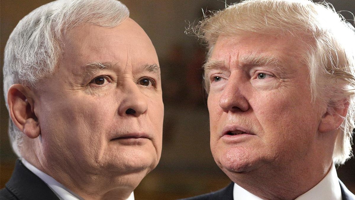 Jarosław Kaczyński Donald Trump