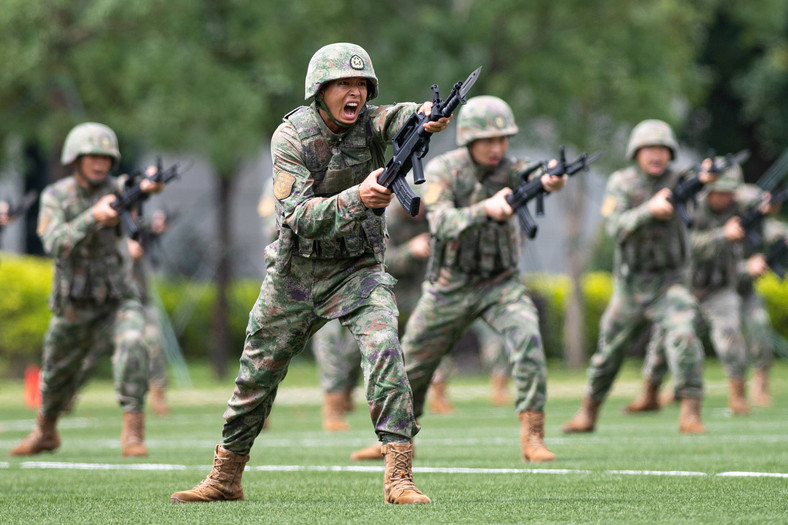 Ćwiczenia chińskiej armii
