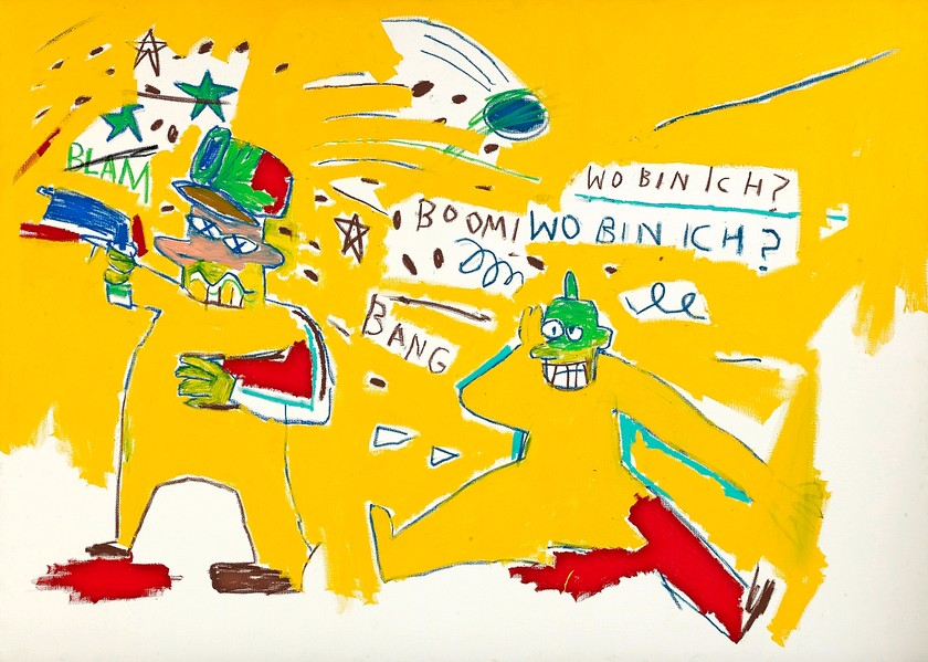 Jean-Michel Basquiat, «Untitled (Infantry)», 1983. 