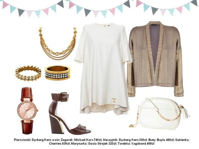 Jedna sukienka w różnych zestawach -  STYLIZACJE na karnawał 2015