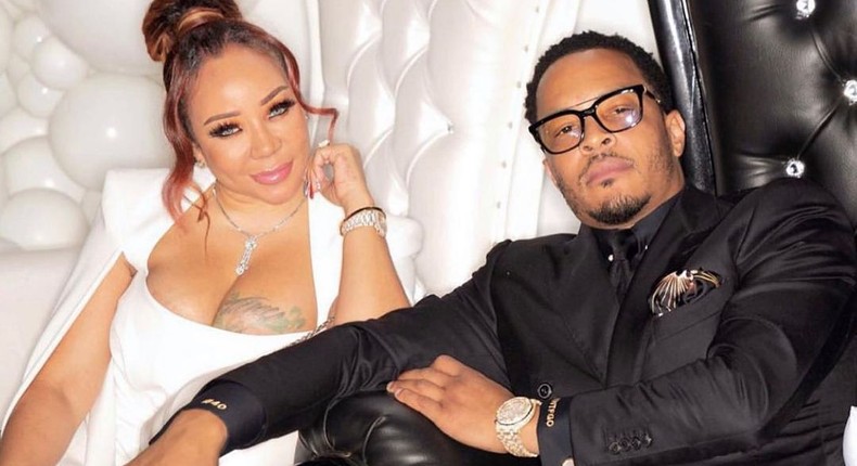 American rapper T.I and his wife Tiny Harris [Instagram/TheMajorBossMama]