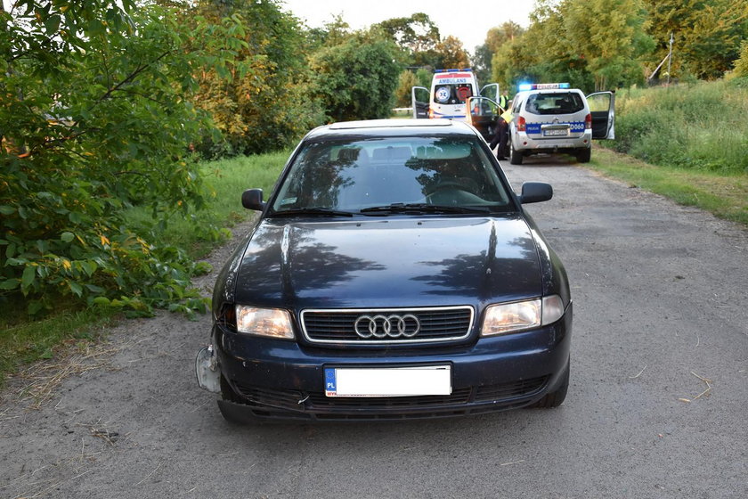 Tragiczny wypadek pod Hrubieszowem. Audi potrąciło 10-latka. Dziecko zmarło