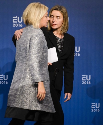 Jeanine Hennis-Plasschaert i Federica Mogherini