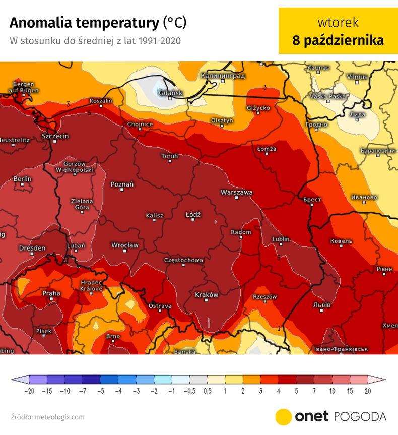 We wtorek termometry pokażą dużo więcej niż zwykle o tej porze roku