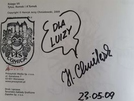 Autograf "Papcia Chmiela"