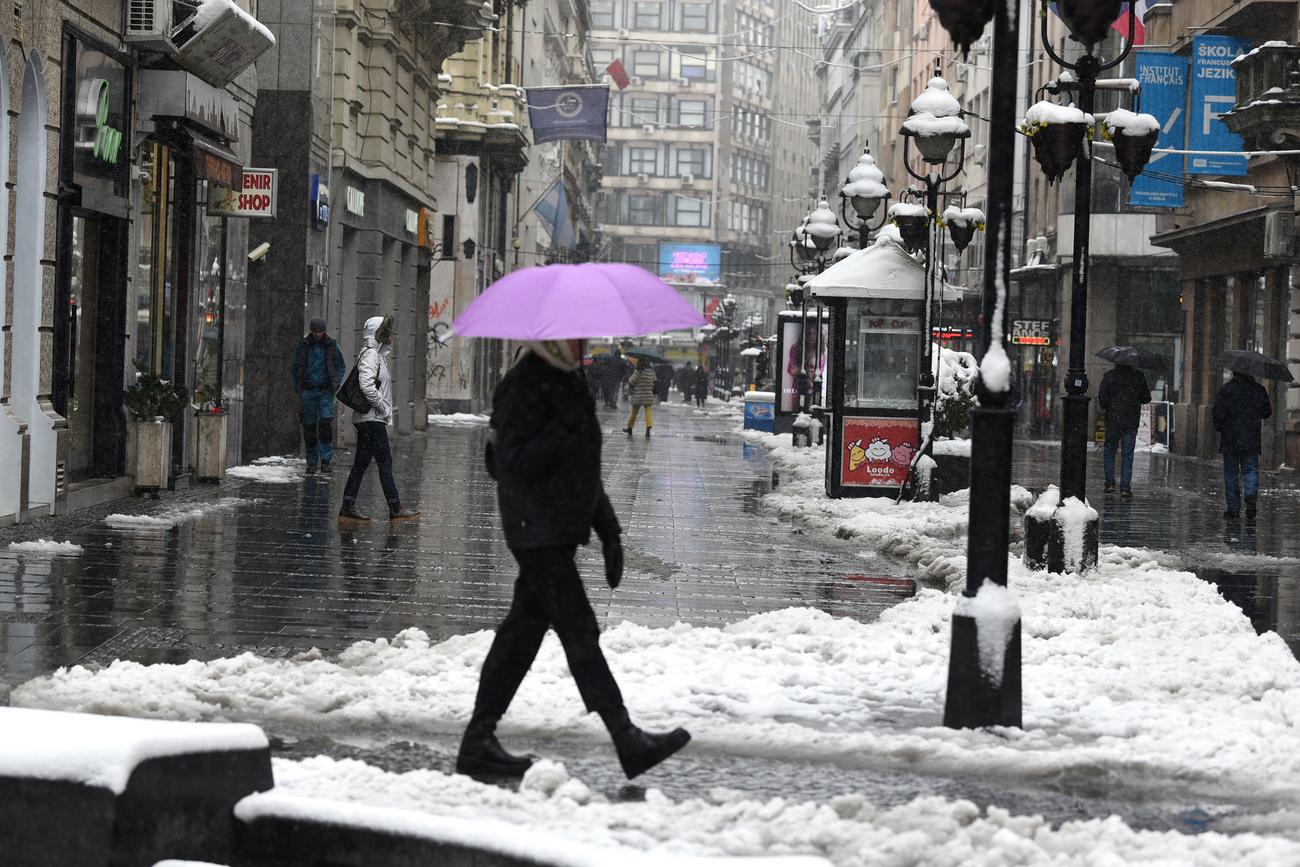Wann hört es in Belgrad auf zu schneien?