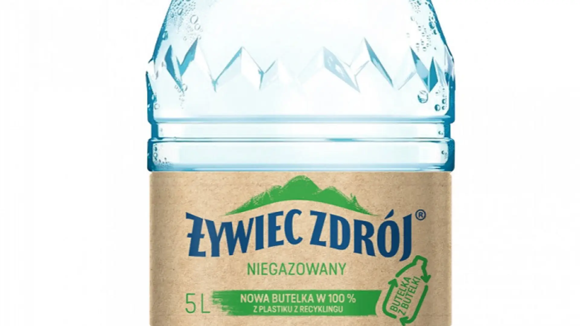 Żywiec Zdrój prezentuje butelkę wykonaną w 100 proc. z recyklingu. Szukaj jej w swoim sklepie