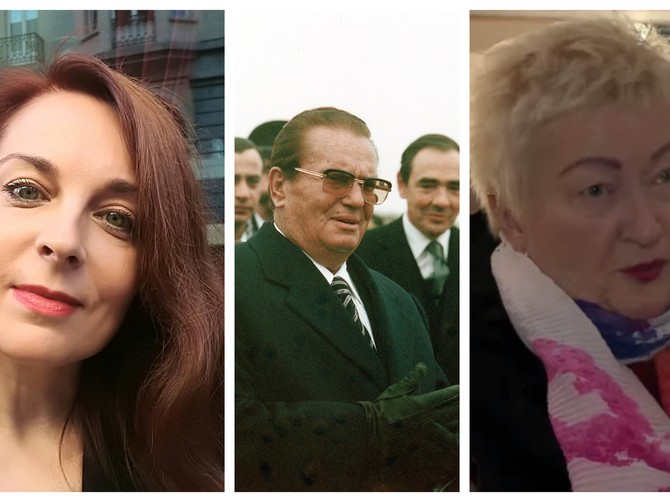 Aleksandra Saša Broz, Josip Broz Tito i Svetlana Broz