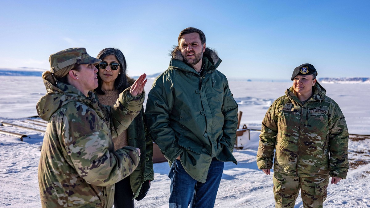 Džej Di Vens na Grenlandu u martu 2025.