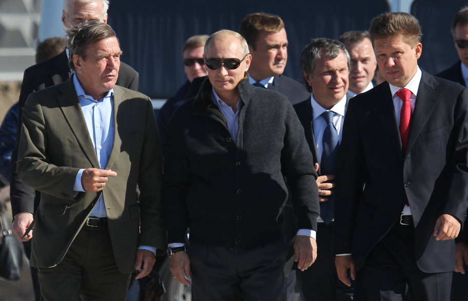 Władimir Putin na otwarciu gazociągu Nord Stream w Wyborgu, 6 września 2011 r.