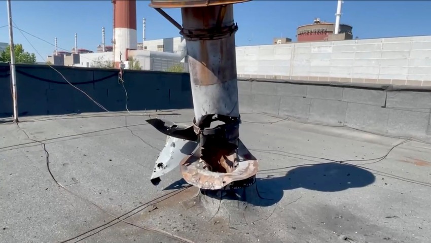 Snimak štete na NE Zaporožje koji je obezbedilo rusko Ministarstvo odbrane