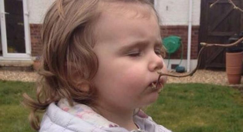 Toddler with rare condition eats paint, carpet, washing powder, stones and ants