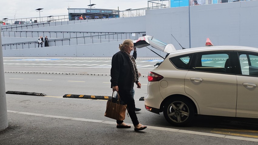 Vesna Zmijanac na aerodromu