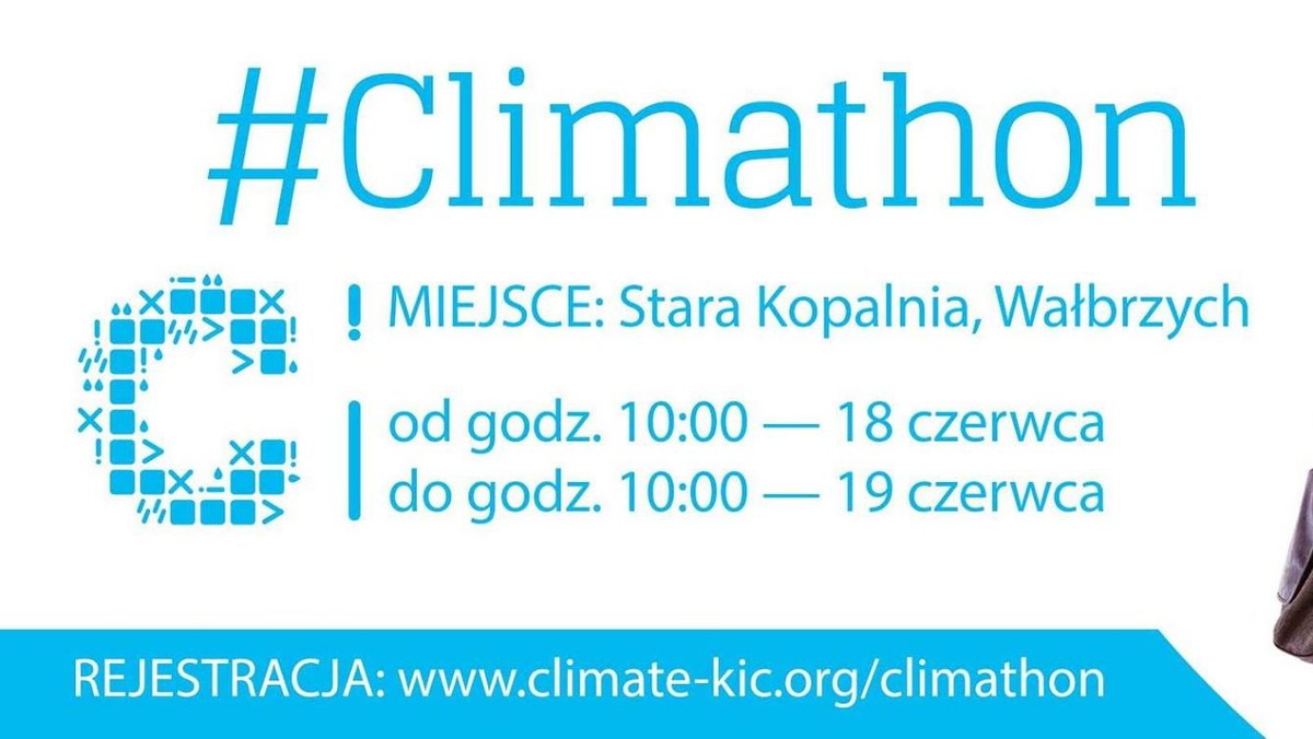 W czwartek w 17 miastach na świecie, m.in. w Kopenhadze, we Frankfurcie, Helsinkach, Londynie, Sau Paulo, New Delhi, Bostonie, a także w Wałbrzychu odbędzie się międzynarodowa akcja Climathon. Inicjatorem wydarzenia jest Stowarzyszenie Climate-KIC, które ma swoje biuro we Wrocławskim Centrum Badań EIT+.