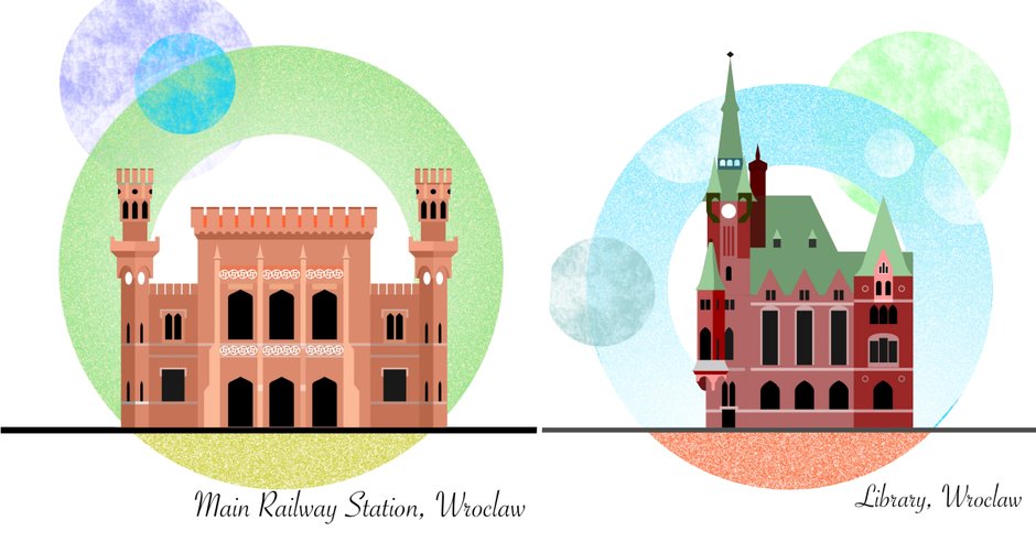 Stworzyli grafiki budynków Wrocławia, by zdobiły mapy Google