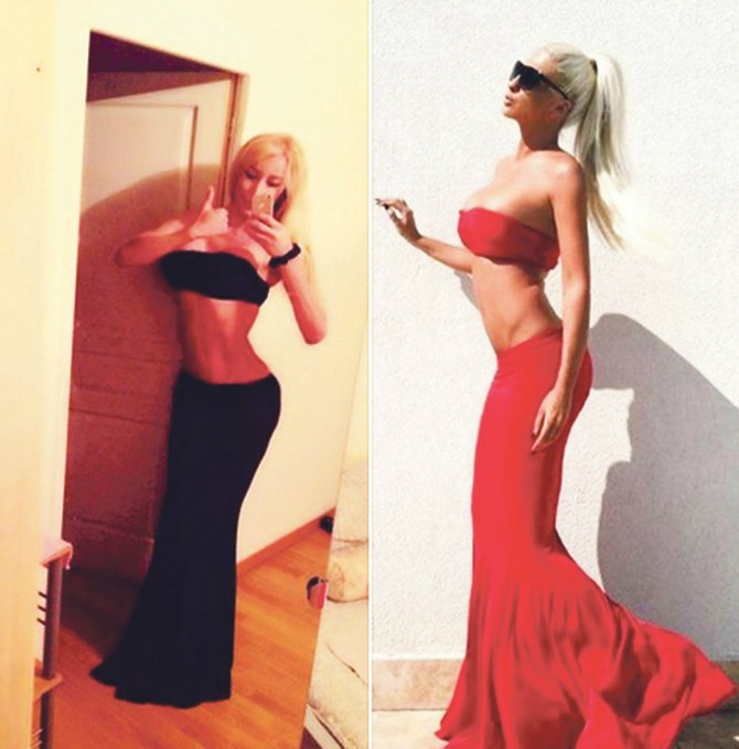 Jedna mušterija ove Fejsbuk stranice pohvalila se odevnom kombinacijom koja je identična onoj koju nosi Jelena Karleuša, samo u drugoj boji.