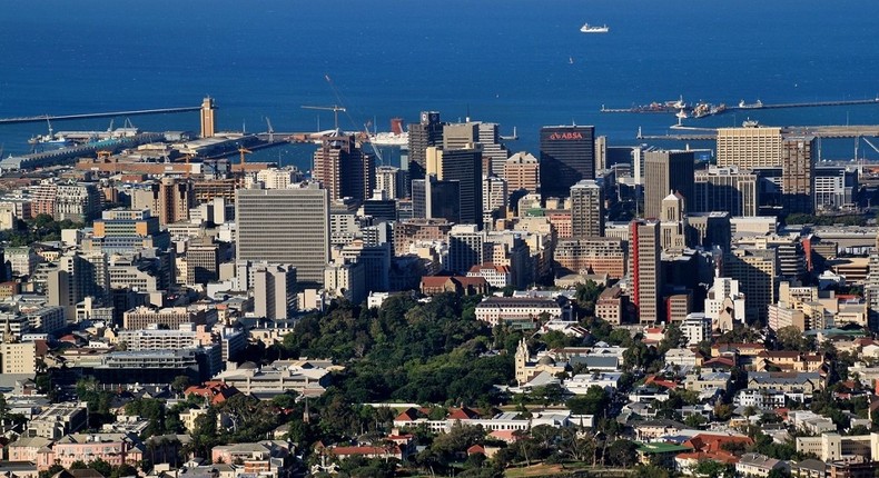 La ville du Cap, Afrique du Sud