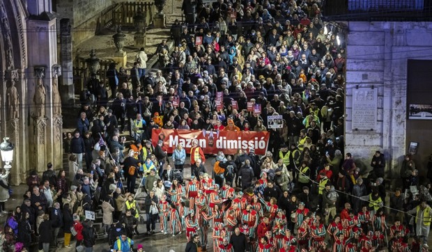 Protesti u Valensiji 1. februara