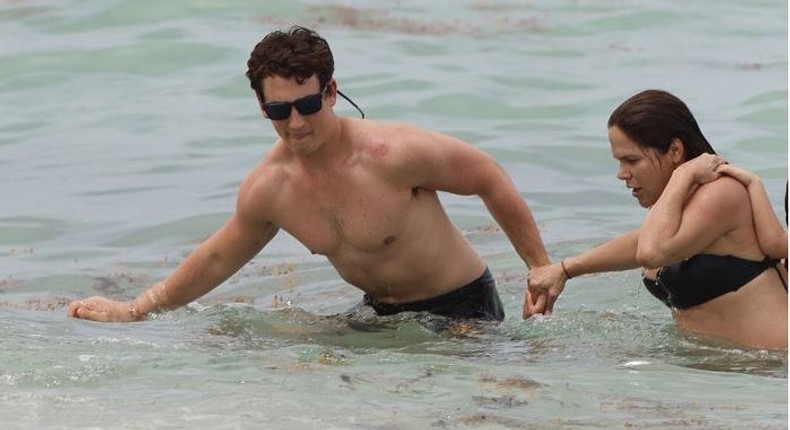 Miles Teller saves pregnant woman from drowning in Miami