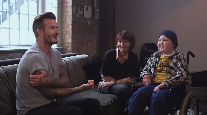 David Beckham spełnił marzenie chorego chłopca! Zobacz wideo!