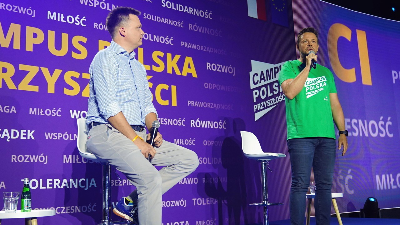 Szymon Hołownia wbija szpile Rafałowi Trzaskowskiemu. "Szymon brzydko się bawi"