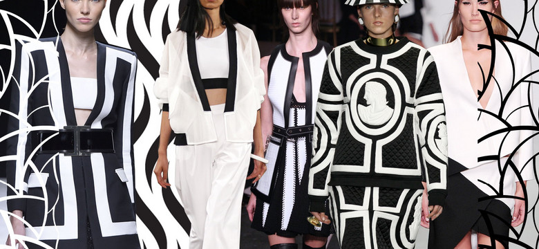 Trendy wiosna-lato 2015: Black & white