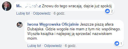 Iwona Węgrowska na Facebooku