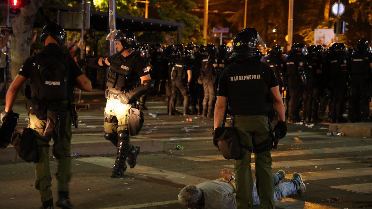 Beograd protest studenti vidovdan incidenti