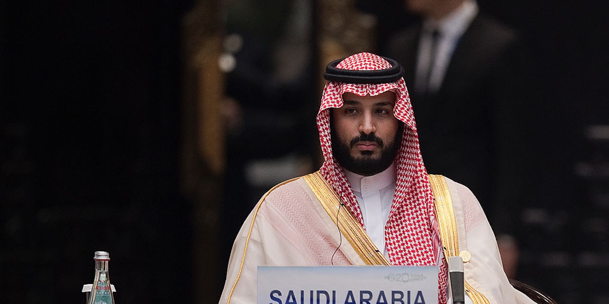 Książę i następca tronu Arabii Saudyjskiej Mohammed bin Salman