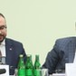 Posłowie PiS Przemysław Czarnek (P) i Paweł Jabłoński (L) podczas posiedzenia sejmowej komisji śledczej