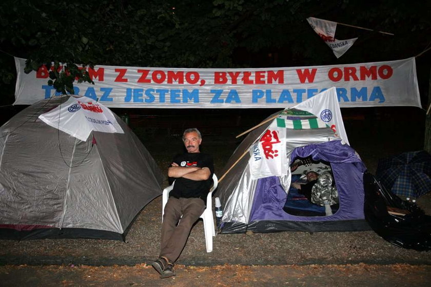 Sąsiedzi Tuska skarżą się na protest