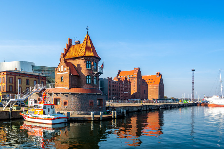 Port w Stralsund, Niemcy