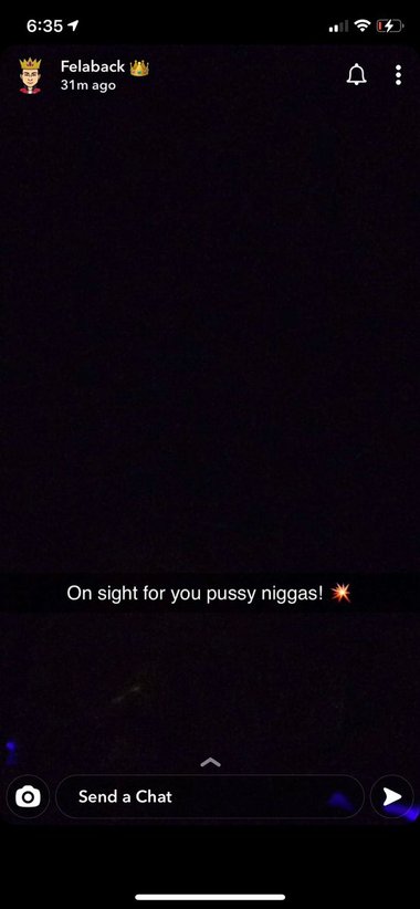 Wizkid threatens Tinie Tempah and Dumi Oburota. (Twitter/WizkidAyo/Snapchat/Felaback)