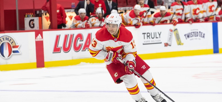 Liga NHL. Johnny Gaudreau z dwoma golami i asystą