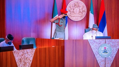 President Muhammadu Buhari presides over the Federal Executive Council meeting (image used for illustration) [Twitter/@NigeriaGov]