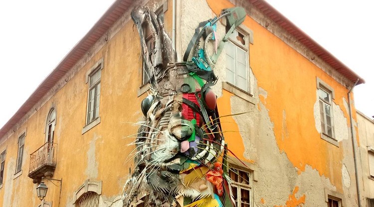 Bordalo II szemétből készült műalkotásai