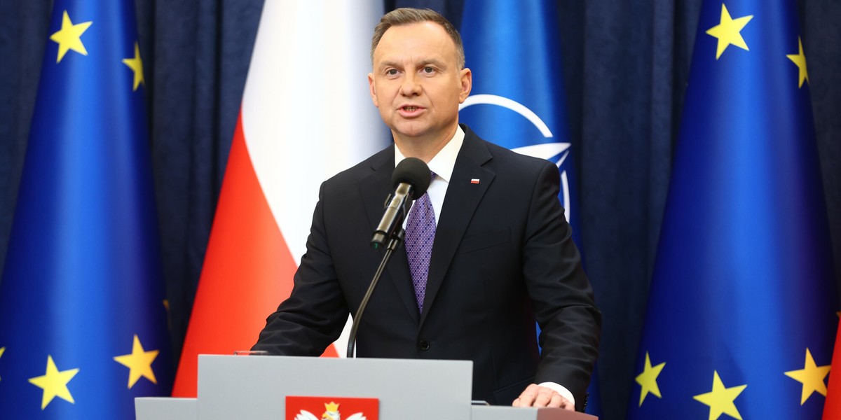 Prezydent Andrzej Duda.